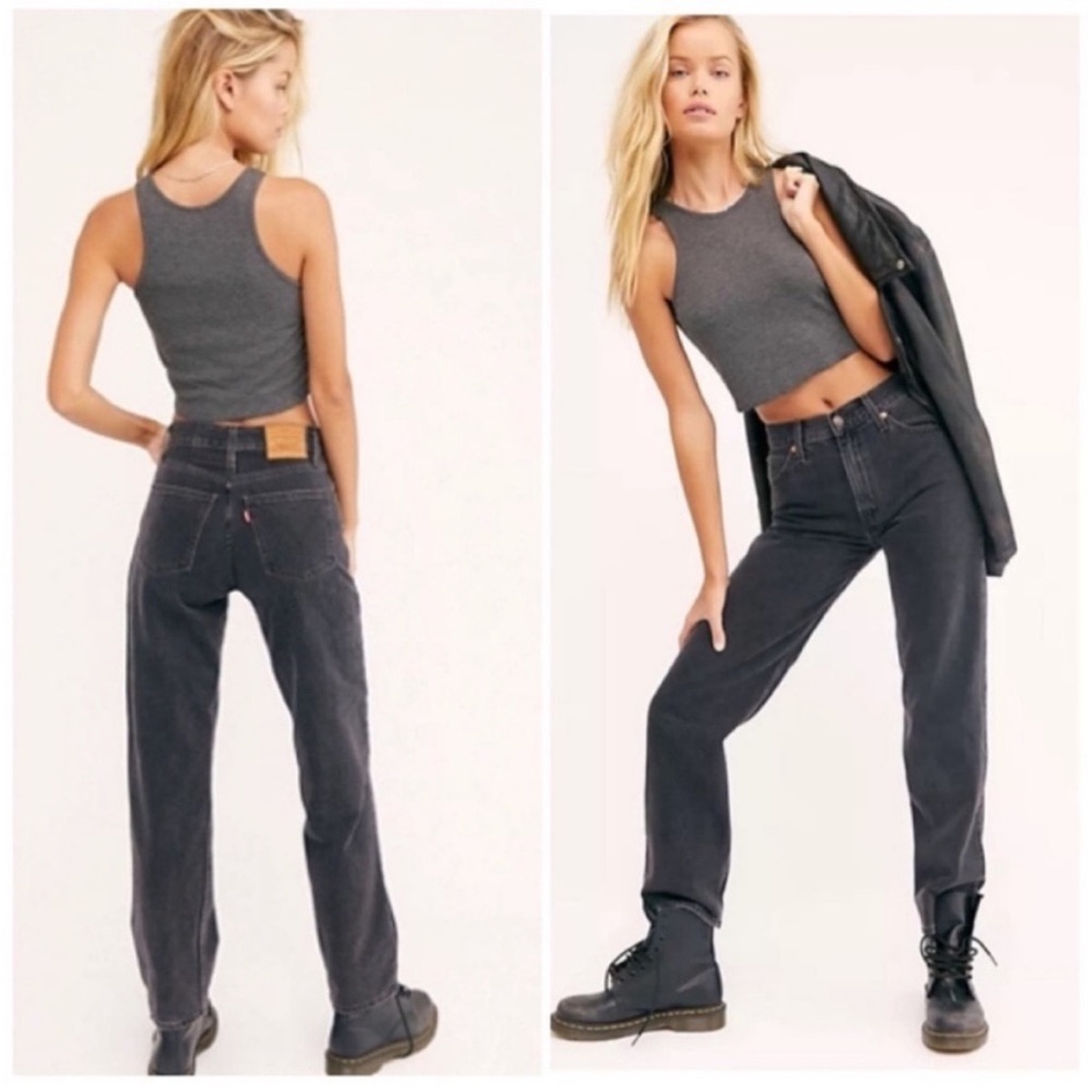 Levi’s premium Baggy dad jeans black rad dad 25